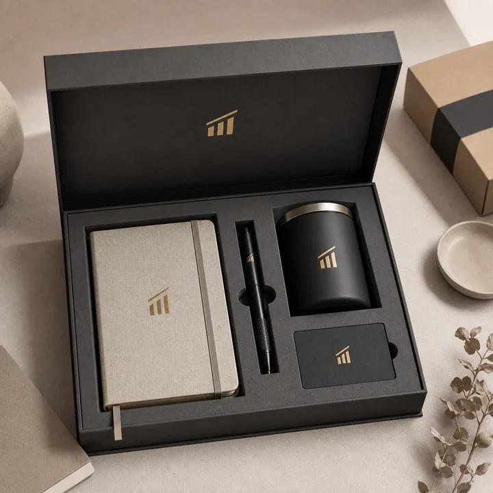 Executive corporate gift kit for clients and business leaders